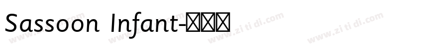 Sassoon Infant字体转换